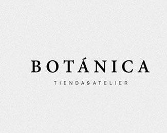 Botánica植物商店品牌标志设计