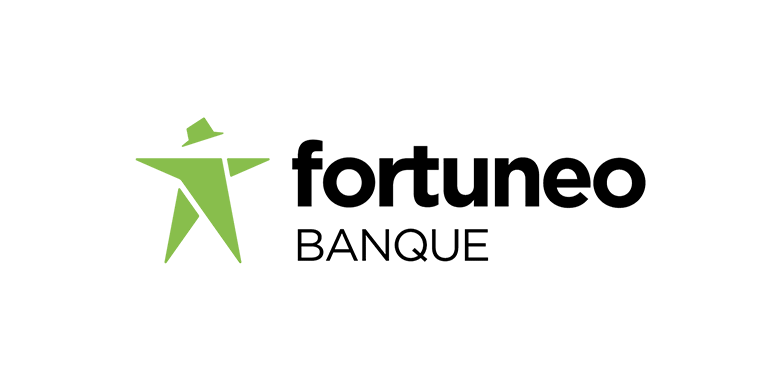 法国领先的网上银行Fortuneo品牌形象logo设计