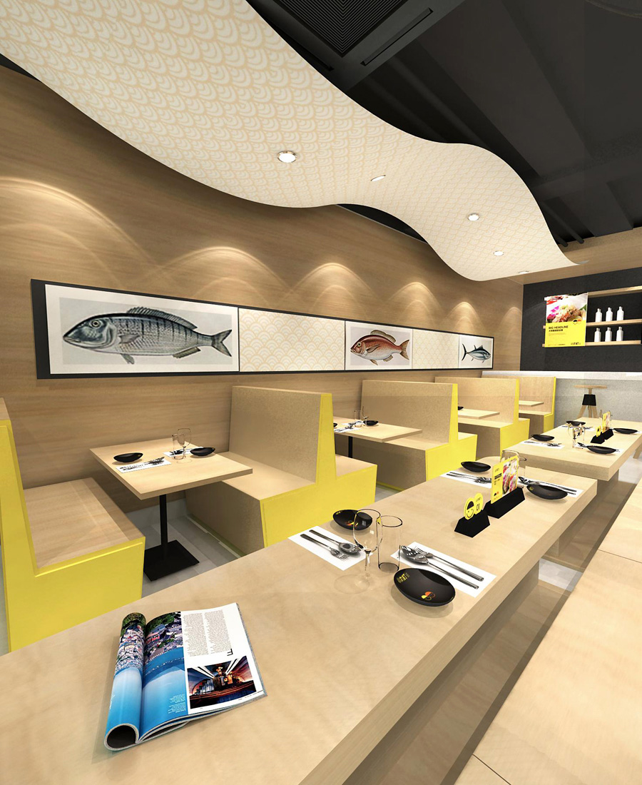 日式风格的餐厅视觉形象VI品牌设计