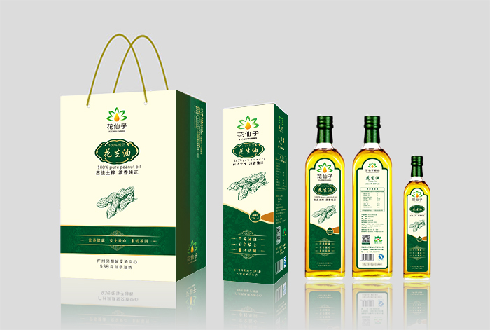 广州花仙子粮油加工有限公司，花仙子油坊包装设计