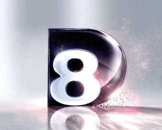 D8娱乐频道标志欣赏
