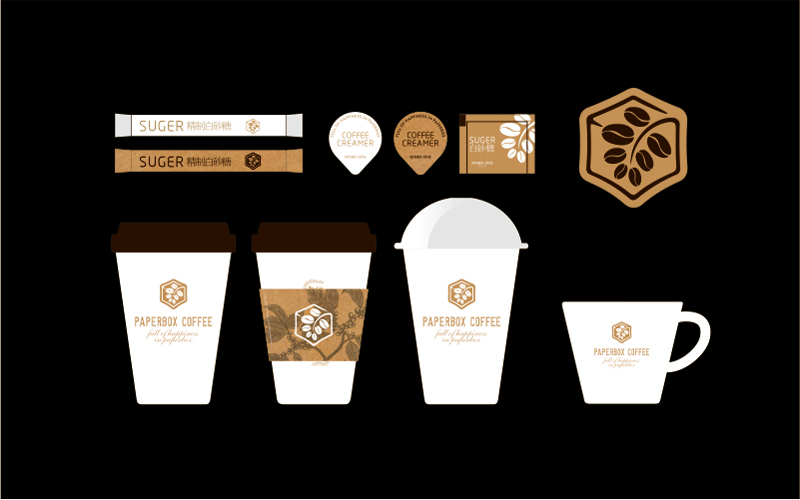 纸盒咖啡品牌VI设计欣赏PAPERBOX