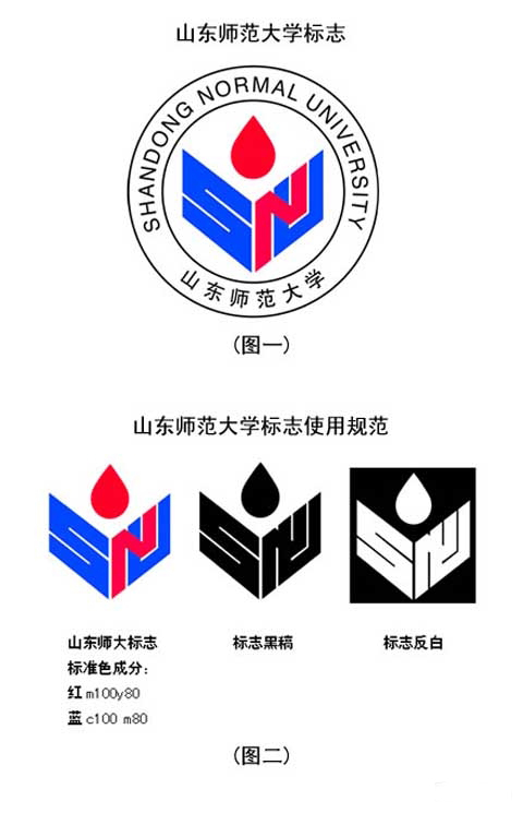 山东师范大学校徽标志