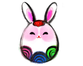 第三届中国非物质文化遗产博览会吉祥物“兔娃”（济南）