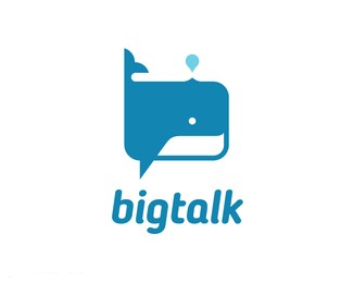 聊天软件bigtalk标志设计