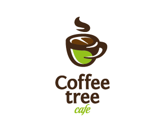 辽源叶子咖啡馆logo设计