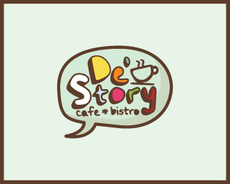 大连咖啡馆De'Story标志