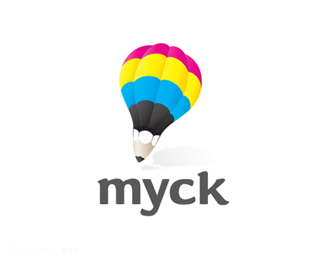 Myck字谜标志设计