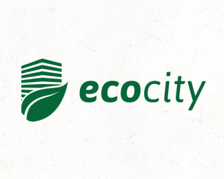 生态城标志设计ecocity